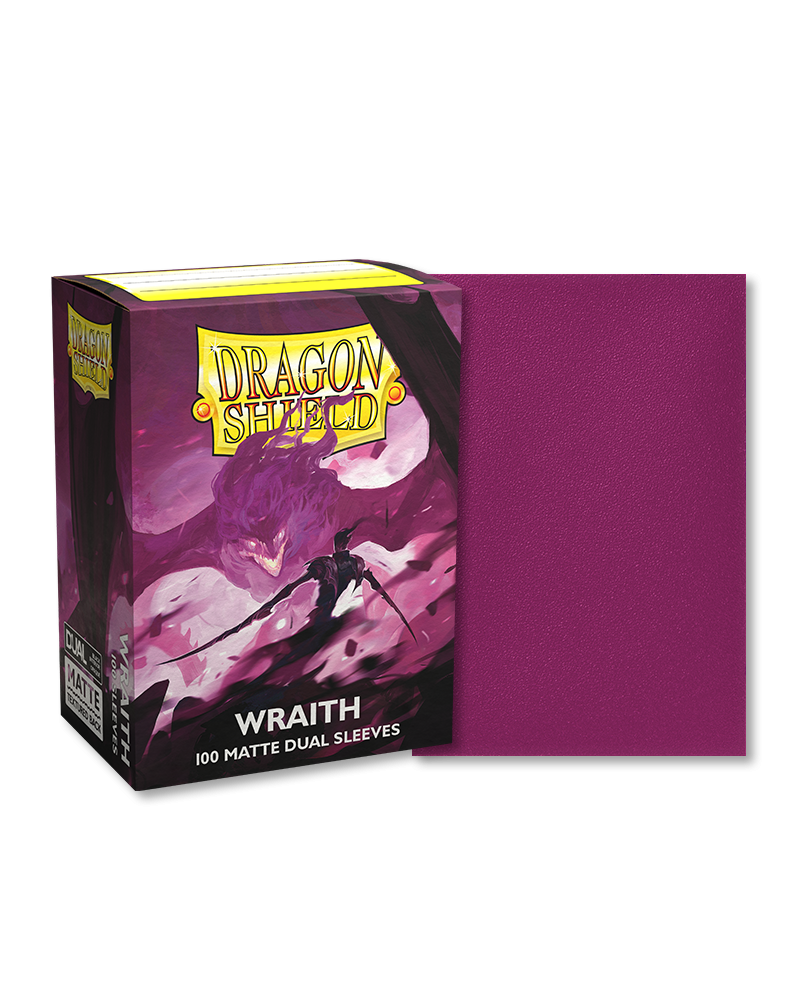 Dragon Shield Dual Matte Sleeve - Wraith 100ct | The Clever Kobold