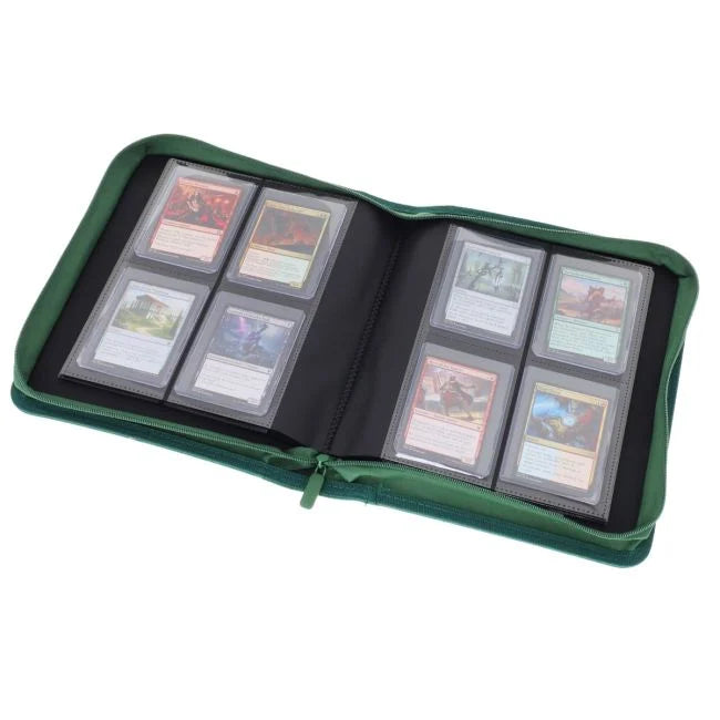 Z-Folio 4-Pocket LX Album - Toploader Binder - Green