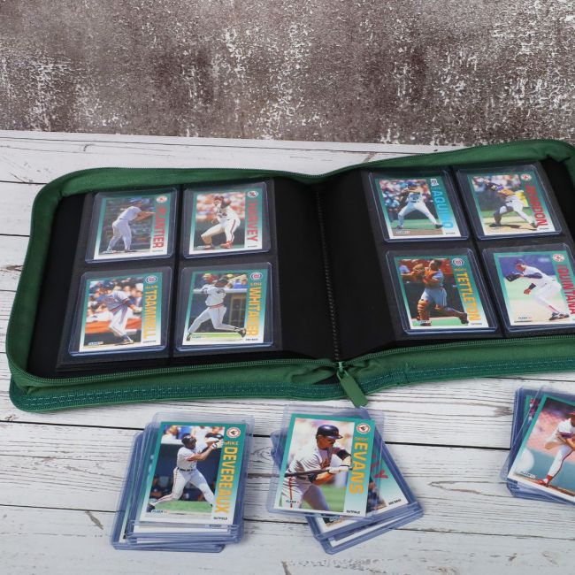 Z-Folio 4-Pocket LX Album - Toploader Binder - Green