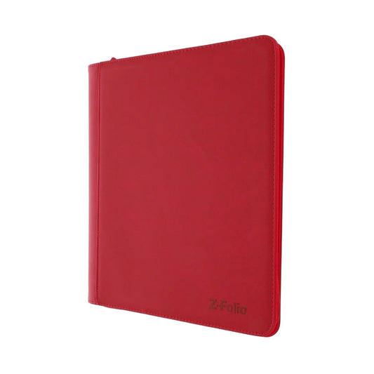 Z-Folio 9-Pocket LX Album - Toploader Binder - Red