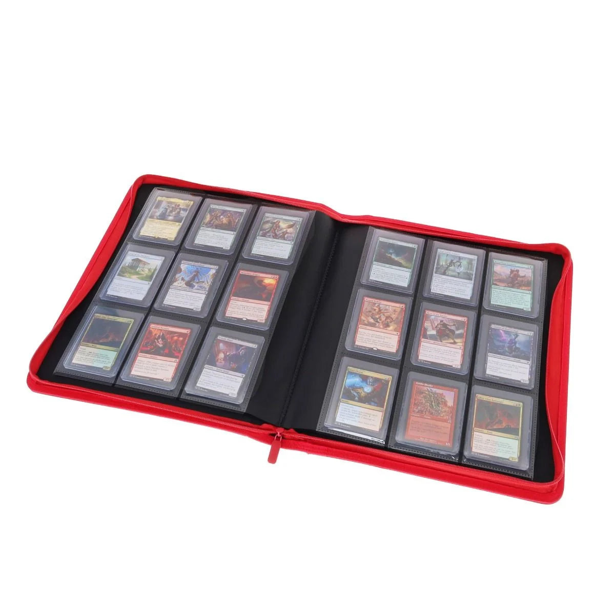 Z-Folio 9-Pocket LX Album - Toploader Binder - Red