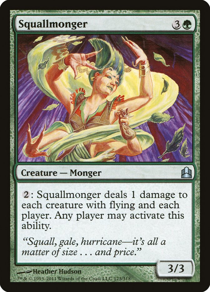 Squallmonger [Commander 2011] | The Clever Kobold