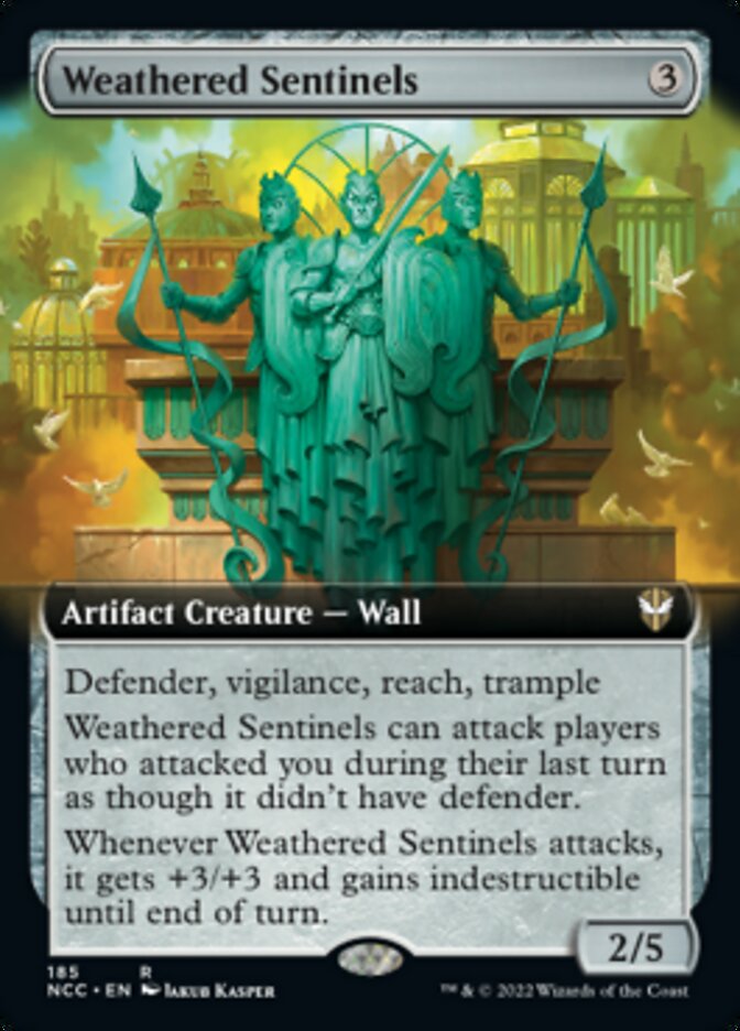 Weathered Sentinels (Extended Art) [Streets of New Capenna Commander] | The Clever Kobold