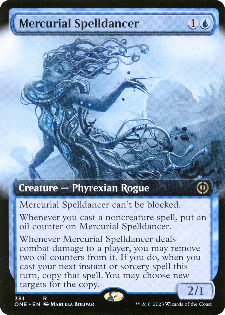 Mercurial Spelldancer (Extended Art) [Phyrexia: All Will Be One] | The Clever Kobold