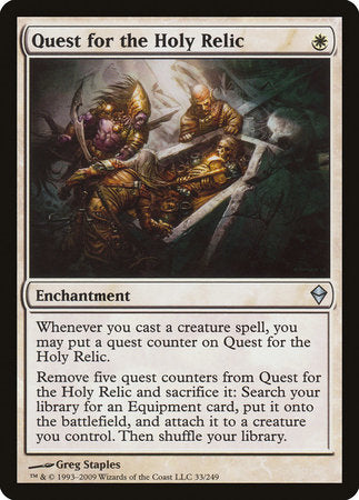 Quest for the Holy Relic [Zendikar] | The Clever Kobold