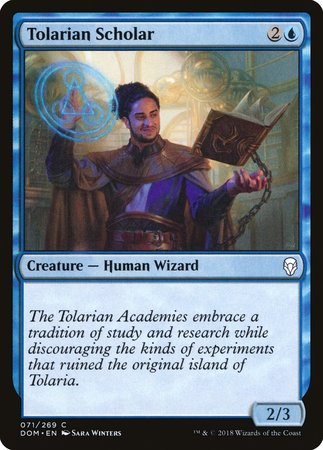 Tolarian Scholar [Dominaria] | The Clever Kobold