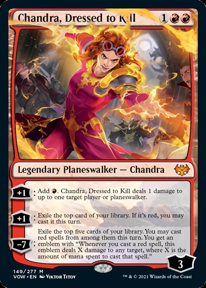 Chandra, Dressed to Kill [Innistrad: Crimson Vow] | The Clever Kobold