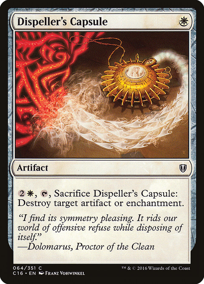 Dispeller's Capsule [Commander 2016] | The Clever Kobold