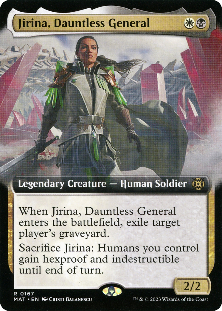 Jirina, Dauntless General (Extended Art) [March of the Machine: The Aftermath] | The Clever Kobold