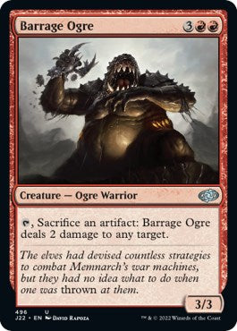 Barrage Ogre [Jumpstart 2022] | The Clever Kobold