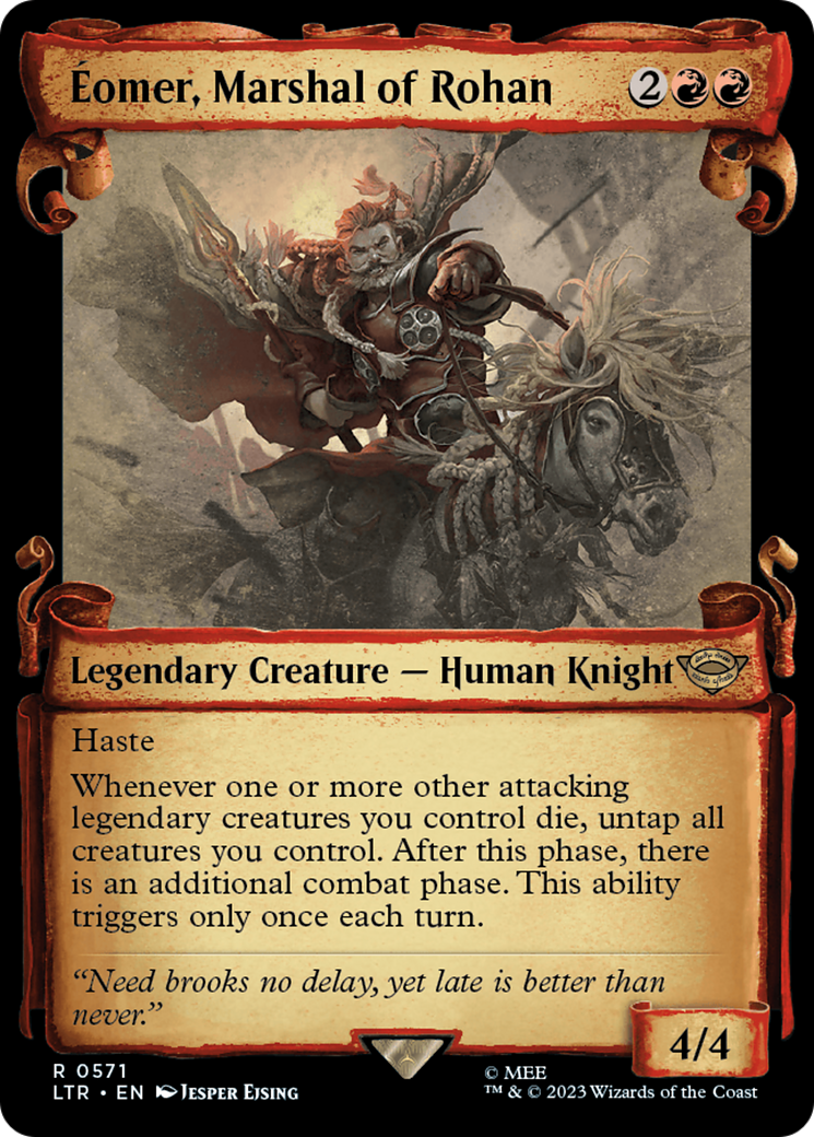 Eomer, Marshal of Rohan [The Lord of the Rings: Tales of Middle-Earth Showcase Scrolls] | The Clever Kobold