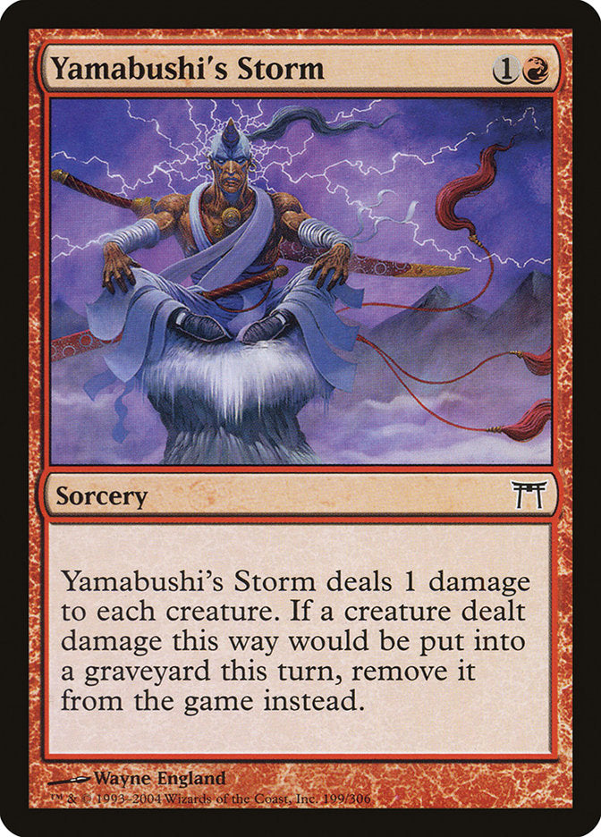 Yamabushi's Storm [Champions of Kamigawa] | The Clever Kobold