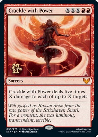 Crackle with Power [Strixhaven: School of Mages Prerelease Promos] | The Clever Kobold