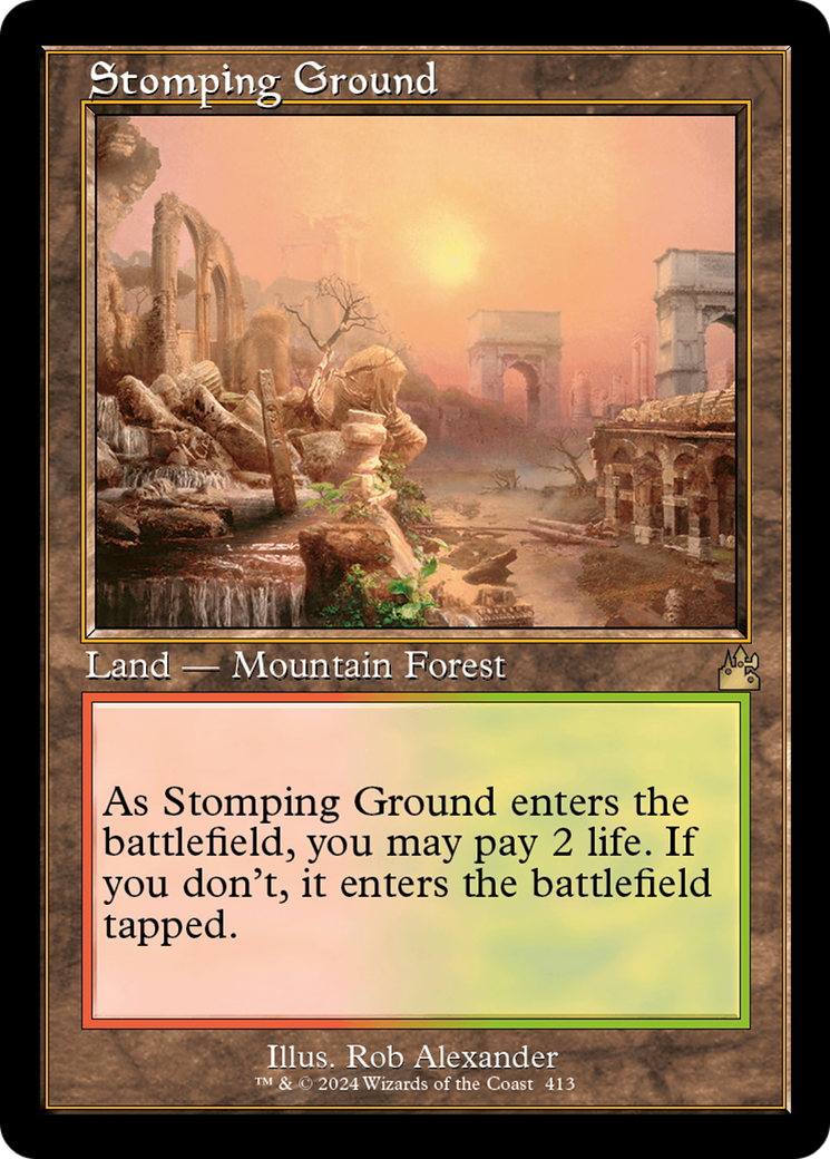 Stomping Ground (Retro) [Ravnica Remastered] | The Clever Kobold