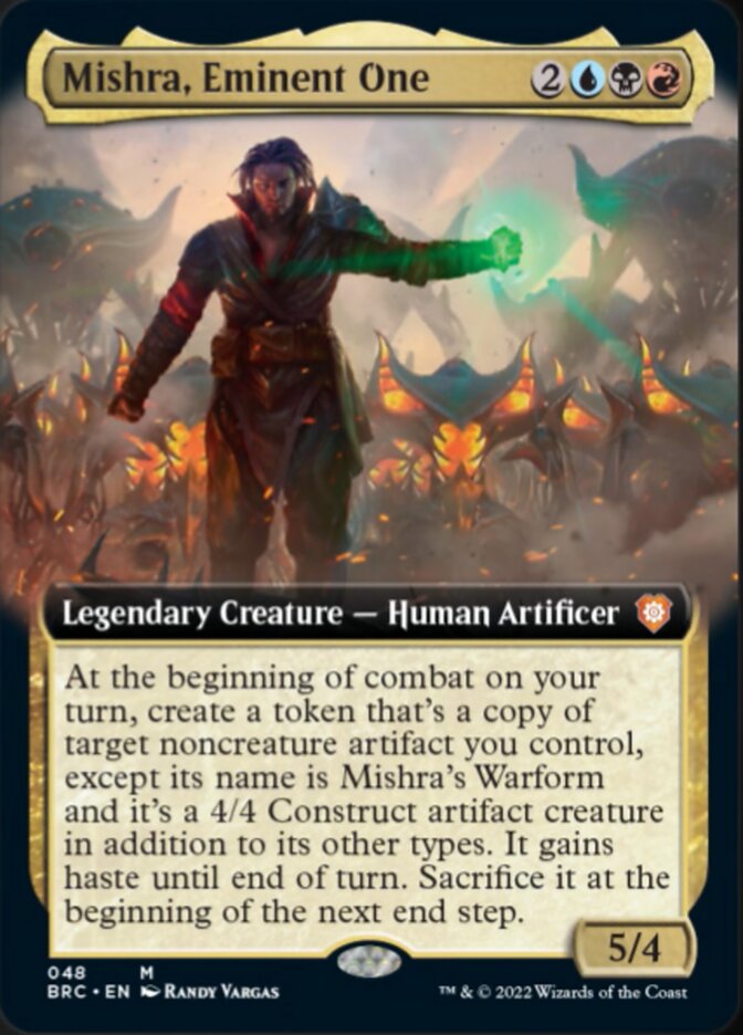 Mishra, Eminent One (Extended Art) [The Brothers' War Commander] | The Clever Kobold