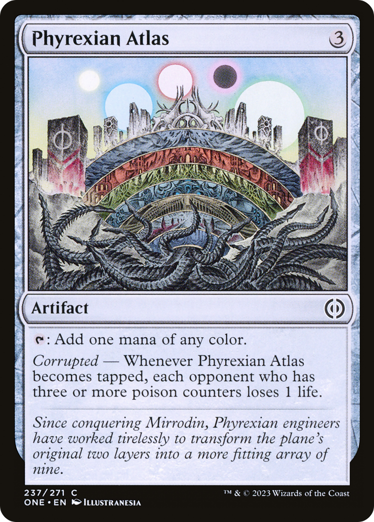 Phyrexian Atlas [Phyrexia: All Will Be One] | The Clever Kobold