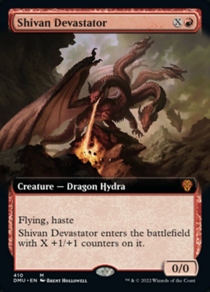 Shivan Devastator (Extended Art) [Dominaria United] | The Clever Kobold