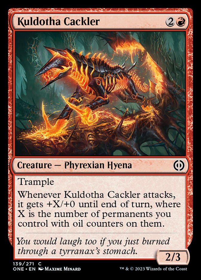 Kuldotha Cackler [Phyrexia: All Will Be One] | The Clever Kobold