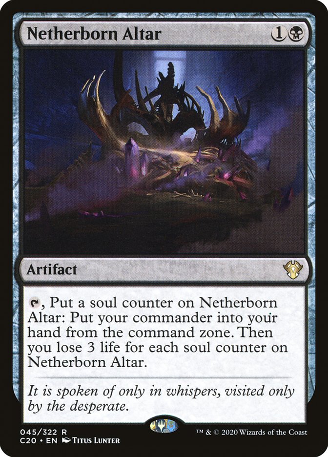 Netherborn Altar [Commander 2020] | The Clever Kobold