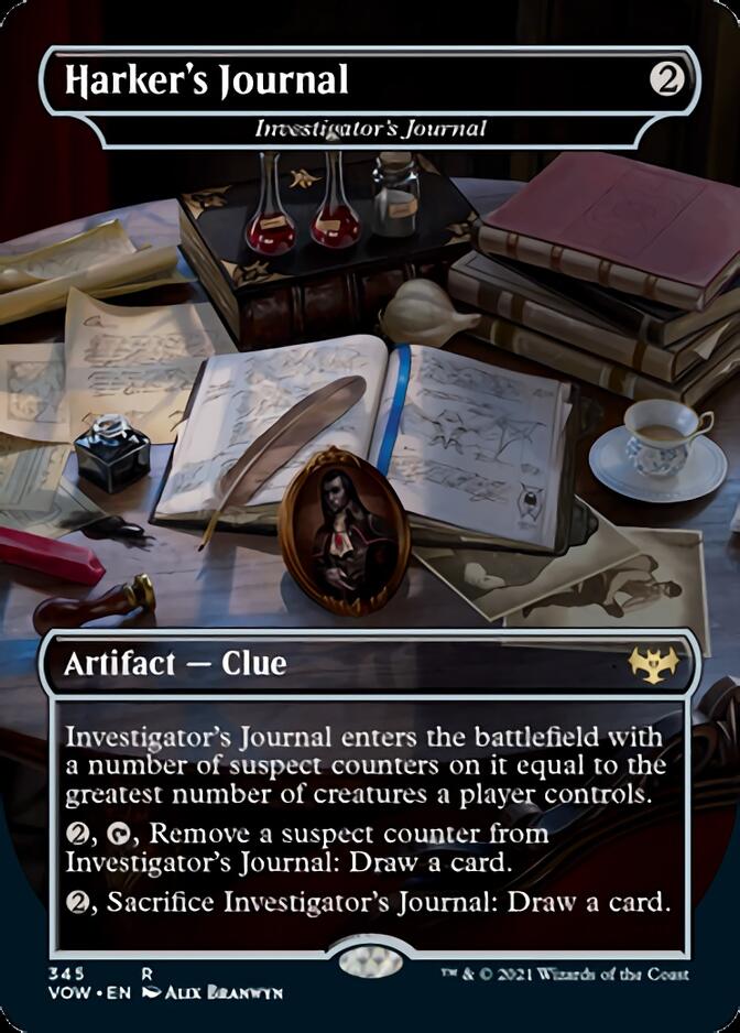 Investigator's Journal - Harker's Journal [Innistrad: Crimson Vow] | The Clever Kobold