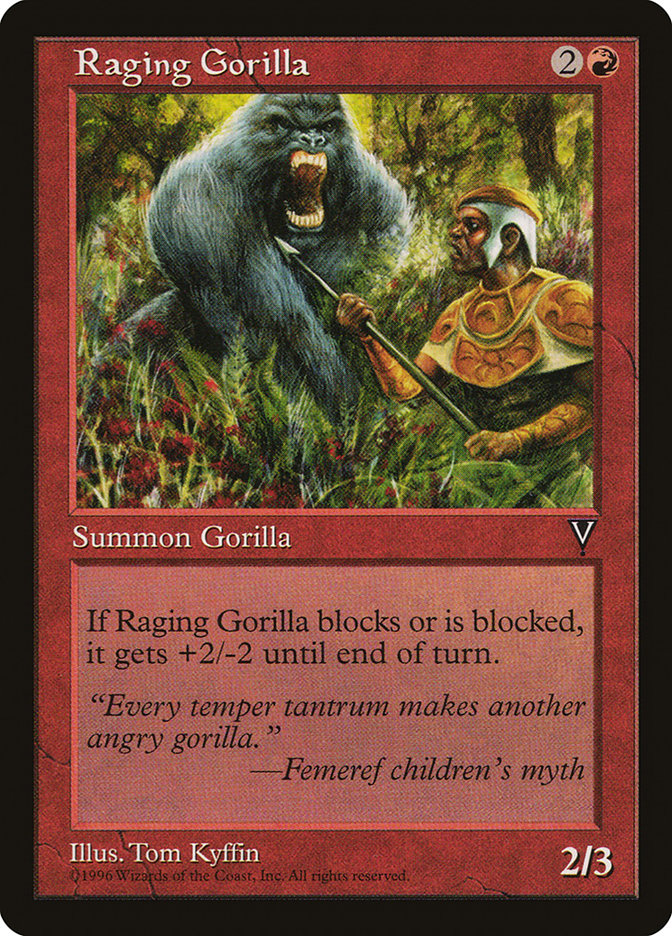 Raging Gorilla [Visions] | The Clever Kobold