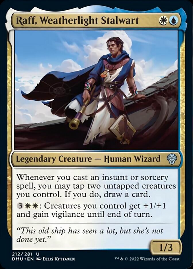 Raff, Weatherlight Stalwart [Dominaria United] | The Clever Kobold