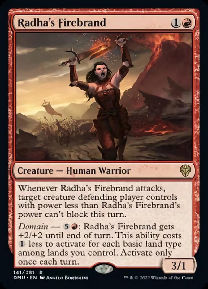 Radha's Firebrand [Dominaria United] | The Clever Kobold