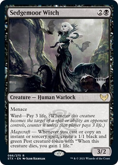 Sedgemoor Witch (Promo Pack) [Strixhaven: School of Mages Promos] | The Clever Kobold