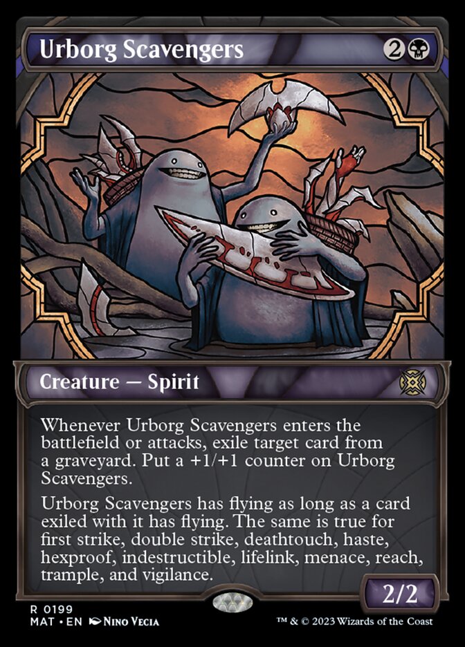 Urborg Scavengers (Showcase Halo Foil) [March of the Machine: The Aftermath] | The Clever Kobold