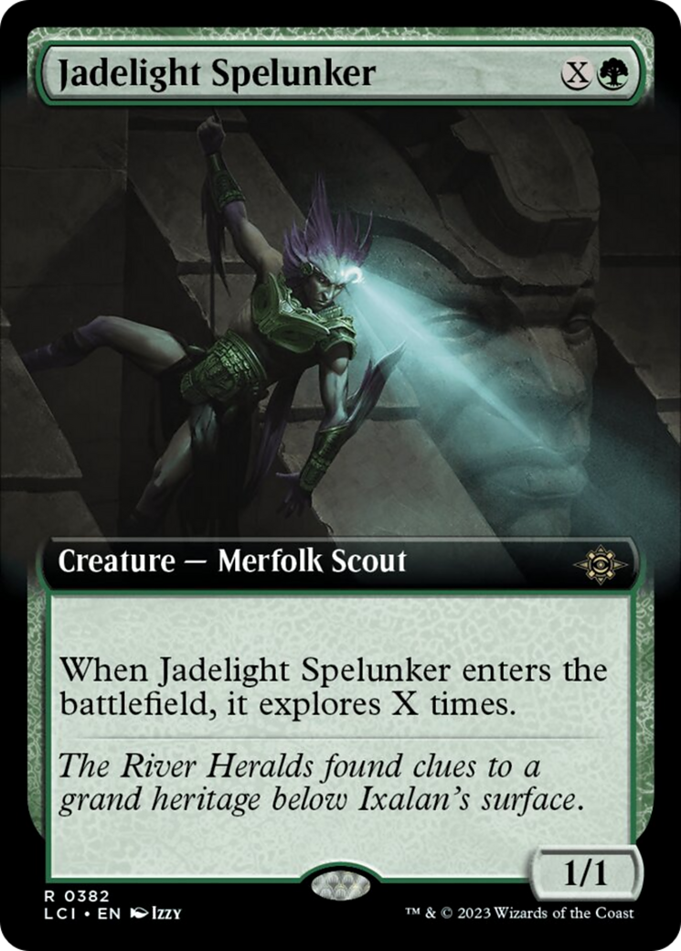 Jadelight Spelunker (Extended Art) [The Lost Caverns of Ixalan] | The Clever Kobold