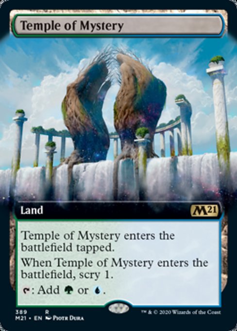 Temple of Mystery (Extended Art) [Core Set 2021] | The Clever Kobold