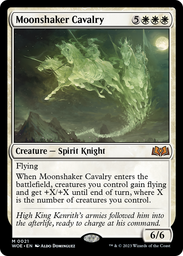 Moonshaker Cavalry [Wilds of Eldraine] | The Clever Kobold