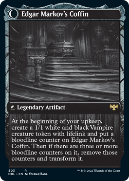 Edgar, Charmed Groom // Edgar Markov's Coffin [Innistrad: Double Feature] | The Clever Kobold