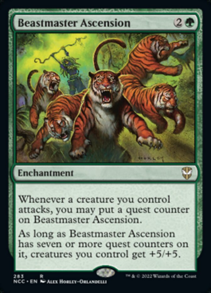 Beastmaster Ascension [Streets of New Capenna Commander] | The Clever Kobold