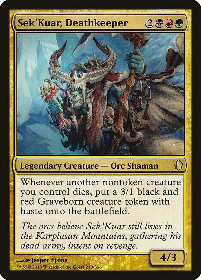 Sek'Kuar, Deathkeeper [Commander 2013] | The Clever Kobold