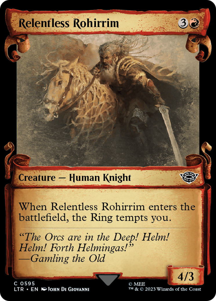 Relentless Rohirrim [The Lord of the Rings: Tales of Middle-Earth Showcase Scrolls] | The Clever Kobold