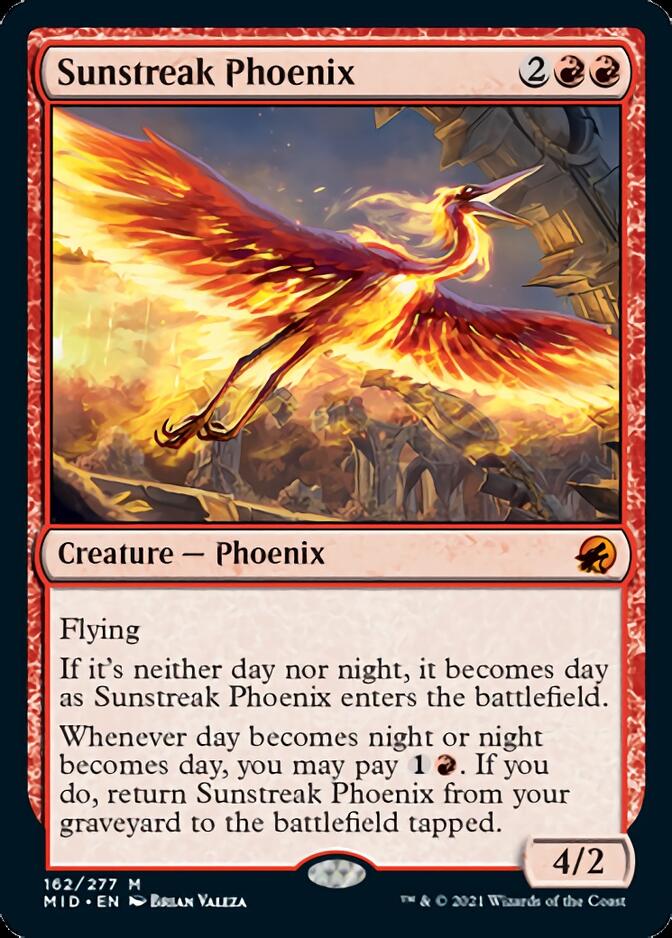 Sunstreak Phoenix [Innistrad: Midnight Hunt] | The Clever Kobold