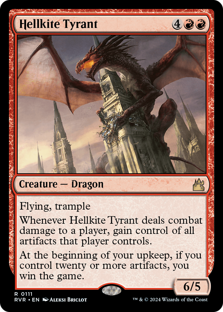 Hellkite Tyrant [Ravnica Remastered] | The Clever Kobold