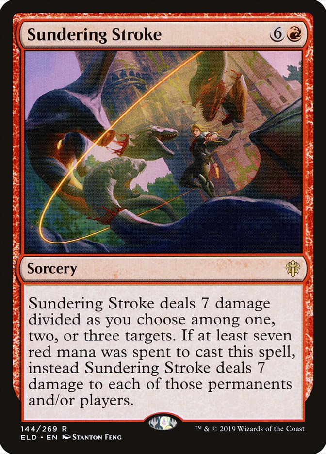 Sundering Stroke [Throne of Eldraine] | The Clever Kobold