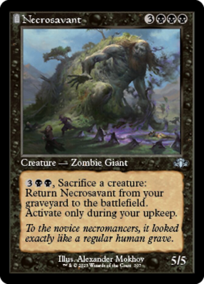 Necrosavant (Retro) [Dominaria Remastered] | The Clever Kobold