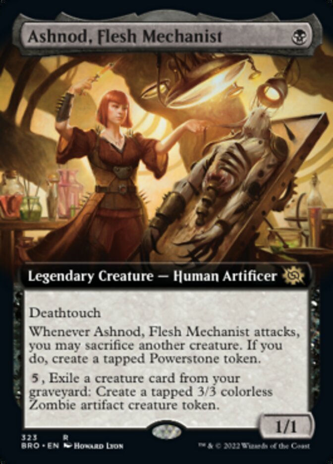 Ashnod, Flesh Mechanist (Extended Art) [The Brothers' War] | The Clever Kobold