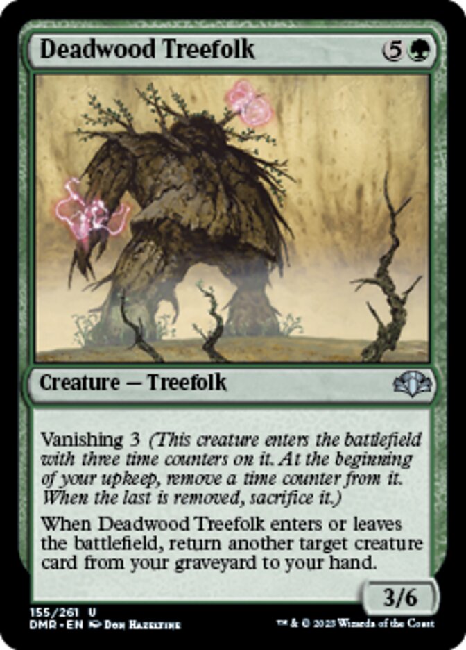 Deadwood Treefolk [Dominaria Remastered] | The Clever Kobold