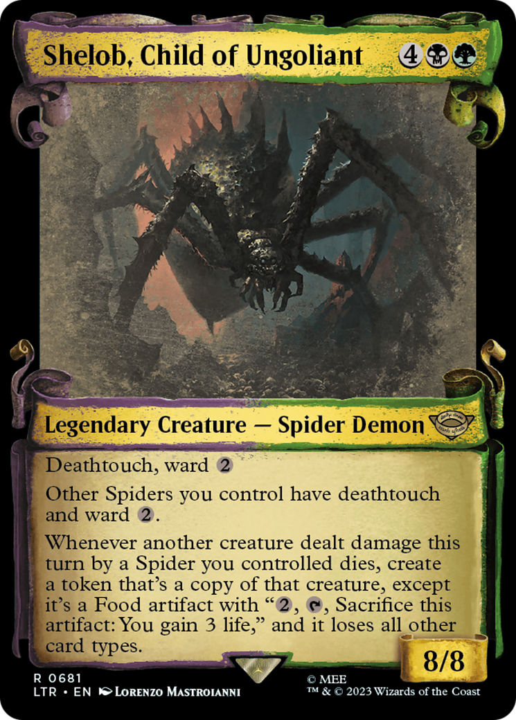 Shelob, Child of Ungoliant [The Lord of the Rings: Tales of Middle-Earth Showcase Scrolls] | The Clever Kobold