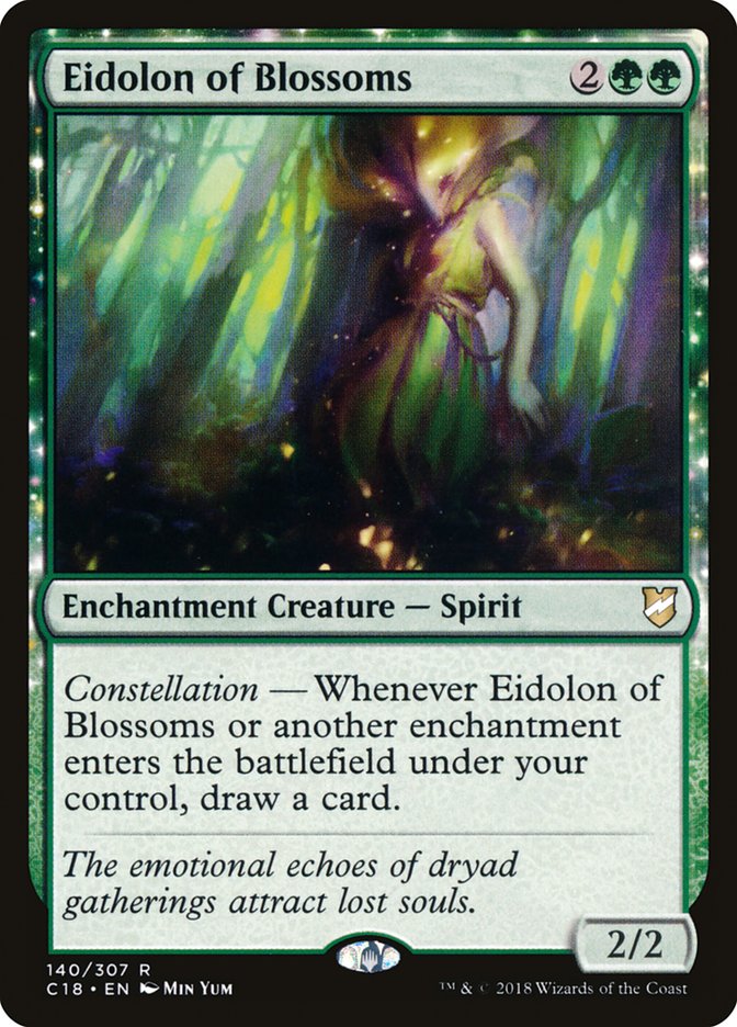 Eidolon of Blossoms [Commander 2018] | The Clever Kobold