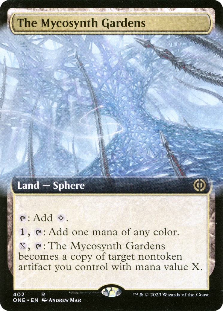 The Mycosynth Gardens (Extended Art) [Phyrexia: All Will Be One] | The Clever Kobold