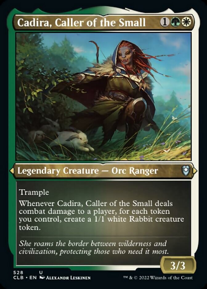 Cadira, Caller of the Small (Foil Etched) [Commander Legends: Battle for Baldur's Gate] | The Clever Kobold