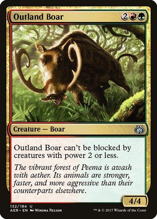 Outland Boar [Aether Revolt] | The Clever Kobold