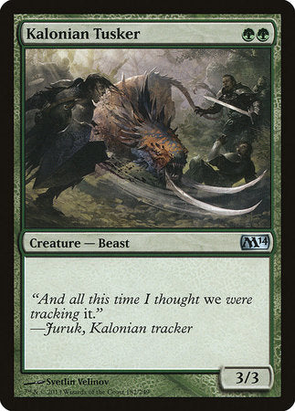 Kalonian Tusker [Magic 2014] | The Clever Kobold