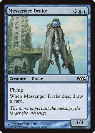 Messenger Drake [Magic 2014] | The Clever Kobold