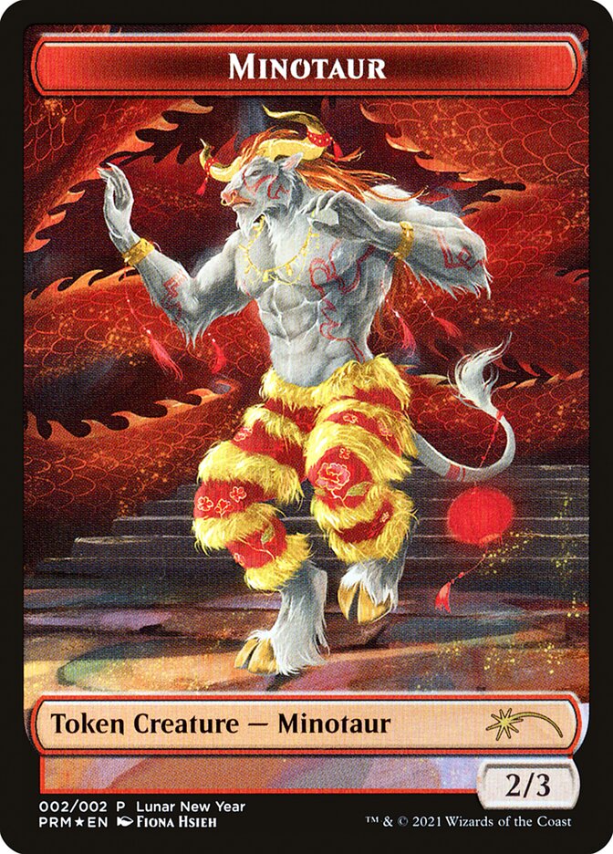 Minotaur Token [Year of the Ox 2021] | The Clever Kobold